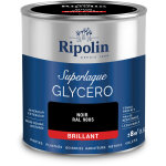 Ripolin - peinture couleur superlaque glyc�ro 2en1 brillant - 0, 5l - noir ral 9005