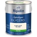Ripolin - peinture couleur superlaque glyc�ro 2en1 satin - 2l - blanc cass� ral 9001