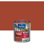 Ripolin - peinture pour fer ext�rieur - brillant - 0, 25l - rouge vif ral 3031