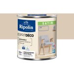 Ripolin - peinture murale toutes pièces - satin - 0, 5l - lin Ripolin - peinture murale toutes pièces - satin - 0, 5l - lin