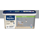 Ripolin - peinture murale toutes pi�ces - satin - 2, 5l - galet