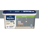 Ripolin - peinture murale toutes pièces - satin - 2, 5l - gris zinc Ripolin - peinture murale toutes pièces - satin - 2, 5l - gris zinc