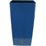 Riss - bac a fleurs carr� riviera eva new haut - plastique - 52x52 cm - bleu