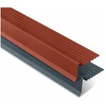 Yousteel - rive ajustable pour tôle tuile bacacier tuile r® coloris: brun mat - dimension: 2100 mm longueur ... Yousteel - rive ajustable pour tôle tuile bacacier tuile r® coloris: brun mat - dimension: 2100 mm longueur ...