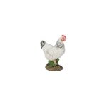 Poule naine blanche 27cm