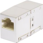 Renkforce - rj45 r�seau informatique adaptateur cat 5e [1x rj45 femelle - 1x rj45 femelle] blanc y694641 ...