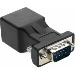Rj45 vers rs232, port srie db9 9 broches mle vers femelle rj45 cat5e / 6 ethernet / lan tendre d'adaptateur ...