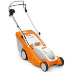 Stihl rme 339 tondeuse  gazon lectrique largeur de coupe 37 cm 500 m 40 l bac de ramassage 1200 w
