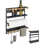 Rnemitery - etag�re magn�tique r�frig�rateur , �tag�re porte �pice, d�rouleur sopalin magn�tique crochets ...