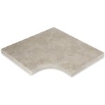 Ro'ma nature - angle rentrant pour margelles pierre naturelle sinai - 42, 5x42, 5x3 cm - bord rond - ...