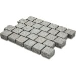 Ro'ma nature - pav� ext�rieur pierre naturelle granit du tarn - 10x10x5 cm - gris