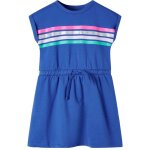 Robe pour enfants avec cordon de serrage bleu cobalt 92