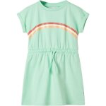 Robe pour enfants avec cordon de serrage vert vif 140