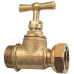 Robinet d'arret compteur droit tete a potence