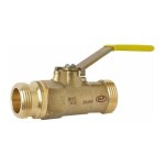 Robinet d'arr�t � joint plat - mm 1' - banides et debeaurain