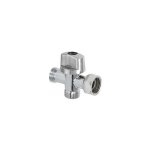 Sans marque - robinet d'arrt wc  vanne 3 voies laiton chrom