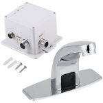 Robinet automatique infrarouge sans contact robinetterie lave main de lavabo de cuisine et salle de bain ...