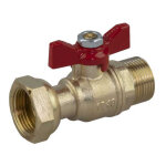 Robinet avant compteur droit m�le 1 / 2' (15 / 21) - �crou tournant 1 / 2' (15 / 21) - longueur 68mm ...