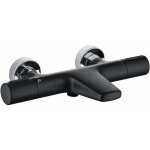 Robinet de baignoire cascade thermostatique, mitigeur de bain douche laiton avec 2 fonctions, robinet ...