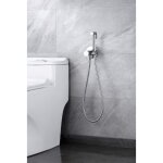 Imex - robinet de bidet avec un seul levier mod�le line couleur grise finition chrome [ � ]