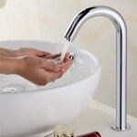 Robinet � capteur automatique infrarouge, mitigeur lavabo automatique, robinet de lavabo pour salle de ...