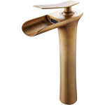 Robinet cascade moderne pour salle de bain robinet mitigeur monocommande de lavabo chaud et froid rglable ...