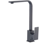 Robinet de cuisine carr� avec bec sur�lev� - robinet mitigeur d'�vier de cuisine - alliage de cuivre ...