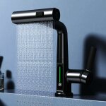 Robinet de cuisine en cascade avec pulvrisateur en acier inoxydable bross nickel robinet de cuisine ...