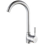 Robinet de cuisine en ceramique rotation a 360 degres evier chrome standard eu