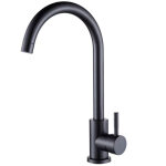 Ideko - robinet de cuisine en ceramique rotation a 360 degres evier noir retro standard eu