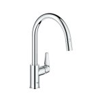 Robinet de cuisine - chromé - bec haut en c - mousseur extractible - rotation 360 - limiteur de débit ... Robinet de cuisine - chromé - bec haut en c - mousseur extractible - rotation 360 - limiteur de débit ...