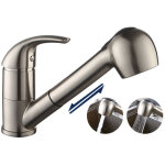 � robinet de cuisine avec douchette extractible mitigeur de cuisine 2 jets au choix robinet mitigeur ...
