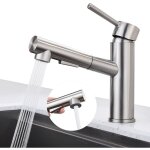 Robinet cuisine avec douchette extractible mitigeur cuisine avec 2 modes de jet mitigeur evier avec douchette ...