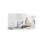 Robinet de cuisine avec douchette extractible mitigeur d'évier 2 jets au choix mitigeur cuisine en acier ... Robinet de cuisine avec douchette extractible mitigeur d'évier 2 jets au choix mitigeur cuisine en acier ...