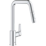 Robinet de cuisine avec douchette grohe bec haut chrom 2 jets