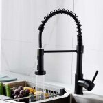 Kueatily - robinet de cuisine avec douchette rotative  360 robinet de cuisine monocommande rservoir ...