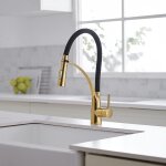 Jn. songs - robinet de cuisine robinet d'vier douchette extensible mitigeur d'vier en laiton pivotant ...