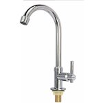 Robinet de cuisine, robinet d'�vier d'eau froide robinet de bar en acier inoxydable monotrou adapt� aux ...