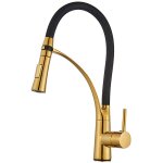 Robinet de cuisine flexible mitigeur vier avec douchette extractible rotatif  360 froid et chaud disponible ...