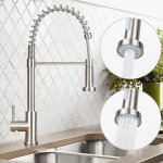 Robinet de cuisine haute pression robinet de cuisine - robinet avec douchette mlangeur extensible en ...