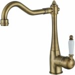 Robinet de cuisine en laiton vintage, robinet de cuisine antique orientable � 360�, robinet d'�vier maison ...