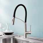 Faustina - robinet de cuisine, mitigeur de cuisine avec 2 modes de jet, robinetterie de cuisine avec ... Faustina - robinet de cuisine, mitigeur de cuisine avec 2 modes de jet, robinetterie de cuisine avec ...