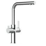 Vizio - robinet de cuisine mitigeur 3 voies chrom bec l pivotant 360  utiliser avec filtres sous evier ...