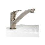 Pro et discount - robinet de cuisine mitigeur d'evier vieux nickel avec bec long