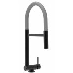 Robinet de cuisine mitigeur rabattable sous fenetre 45mm chrome noir mat robinet bec gris orientable ...