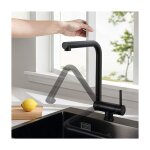 Cecipa - robinet cuisine noir, mitigeur cuisine rabattable sous fenêtre, flexible robinet noir pliable ... Cecipa - robinet cuisine noir, mitigeur cuisine rabattable sous fenêtre, flexible robinet noir pliable ...