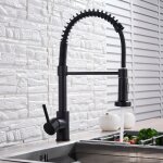 Suguword - robinet cuisine noir, pivotant  360 mitigeur cuisine avec douchette extractible, 2 modes ...
