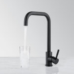 Robinet cuisine noire, mitigeur d'evier rotatif 360°avec l'eau chaud et froid, résistant à la corrosion, ... Robinet cuisine noire, mitigeur d'evier rotatif 360°avec l'eau chaud et froid, résistant à la corrosion, ...
