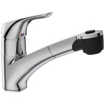 Ideal standard - robinet de cuisine cerasprint douchette extractible chrome + microfibre Ideal standard - robinet de cuisine cerasprint douchette extractible chrome + microfibre