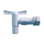 Boutt� - boutte - robinet de cuve 1 / 4 tour 20x27 en plastique blanc